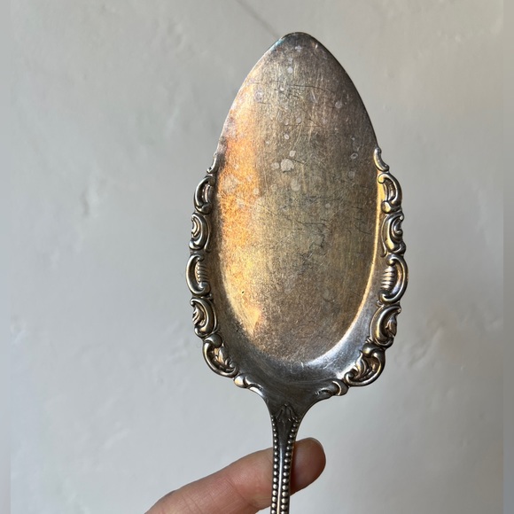 Vintage silver plated pie cake server utensil - Picture 5 of 5